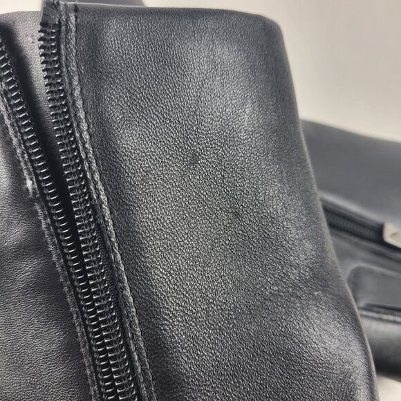 Naturalizer Black Leather River Booties Size 9M - Picture 11 of 15